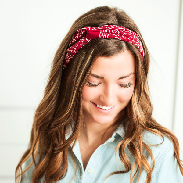 ヘアアクセサリー 2-WAY CHECK BANDANA HEADBAND / BROWN Amazon.co.jp: メロウストア カチューシャ アリスバンド